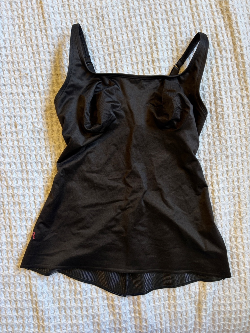 Ruby Ribbon Black Shapewear Tank